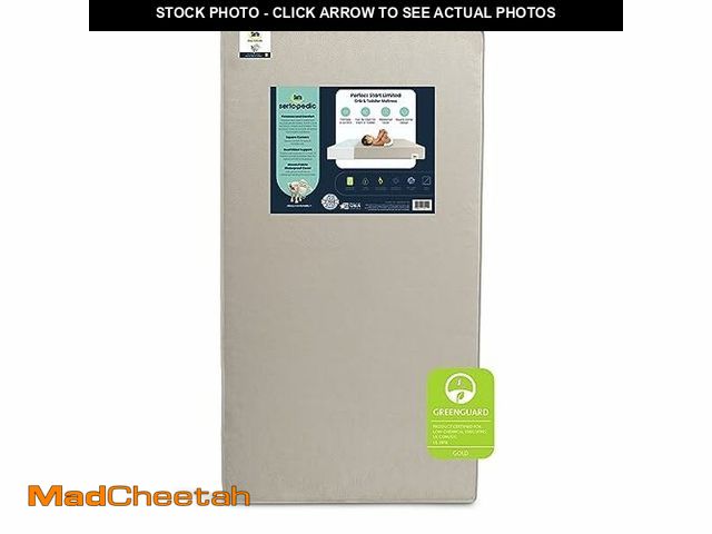 Lot 74-12366315 - Serta Perfect Start Limited Dual Sided Baby Crib Mattress and Toddler Mattress, Breathable Fiber Cor...