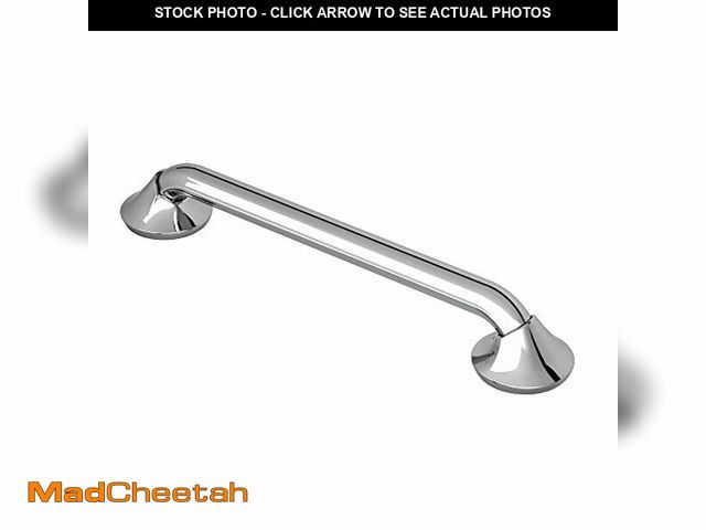 Lot 74-12829083 - Moen YG2824CH Bathroom Safety 24-Inch Stainless Steel Transitional Bathroom Grab Bar, Chrome - UNUSE...