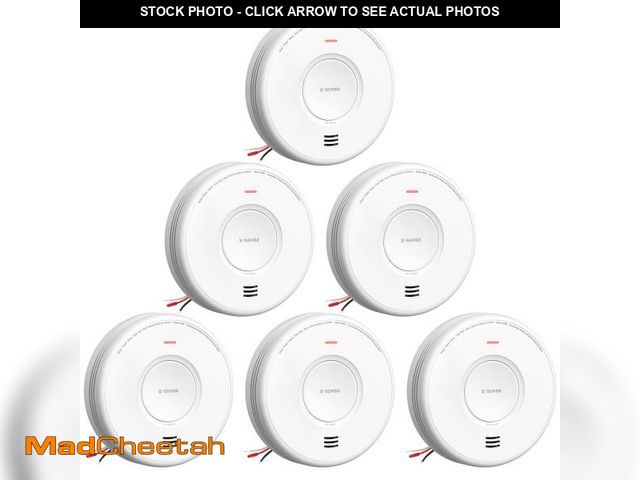Lot 74-12538044 - X-Sense AC Hardwired Combination Smoke and Carbon Monoxide Detector, Hardwired Interconnected Smoke ...