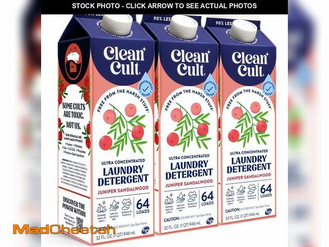 Lot 74-12706839 - Ultra Concentrated Liquid Laundry Detergent Soap, 192 loads (96 oz), Long Lasting Scent, 90% Less Pl...