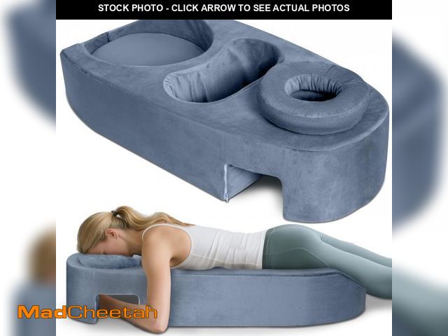 Lot 74-12274855 - SAHEYER Pregnancy Massage Cushion &amp; Headrest, Full Body Prenatal Bolster Release Lower Back Pain...