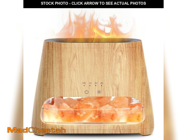 Lot 74-14213203 - SALKING 2-in-1 Ultrasonic Essential Oil Diffuser &amp; Himalayan Salt Lamp, Aromatherapy Diffuser Co...