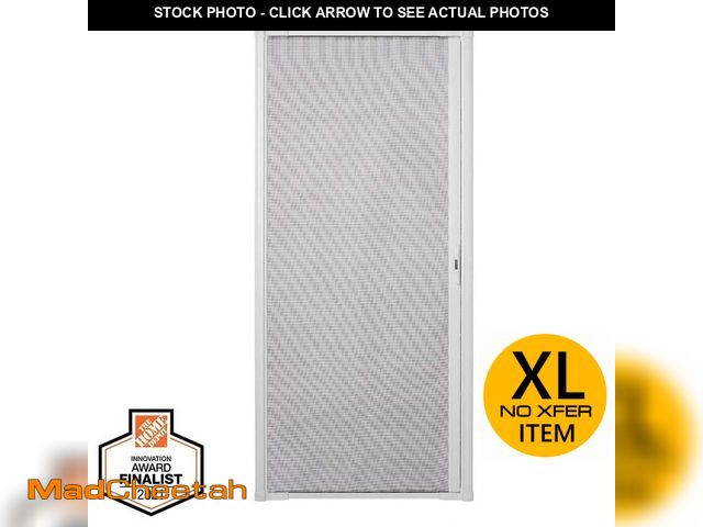 Lot 74-12824101 - Andersen 36 in. x 80 in. LuminAire White for Single Entry Door 32 in.-36 in. Universal Handed Alumin...