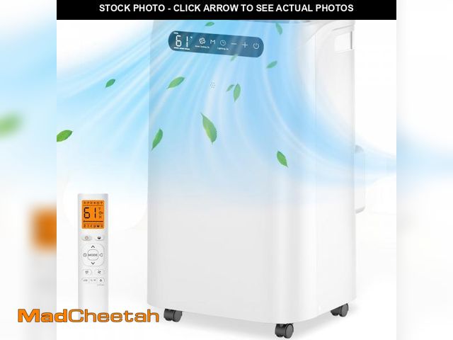 Lot 74-12513832 - Fosawd 14000 BTU Portable Air Conditioner Cools up to 700 Sq. ft, 3-in-1 AC, Dehumidifier, Fan - UNU...