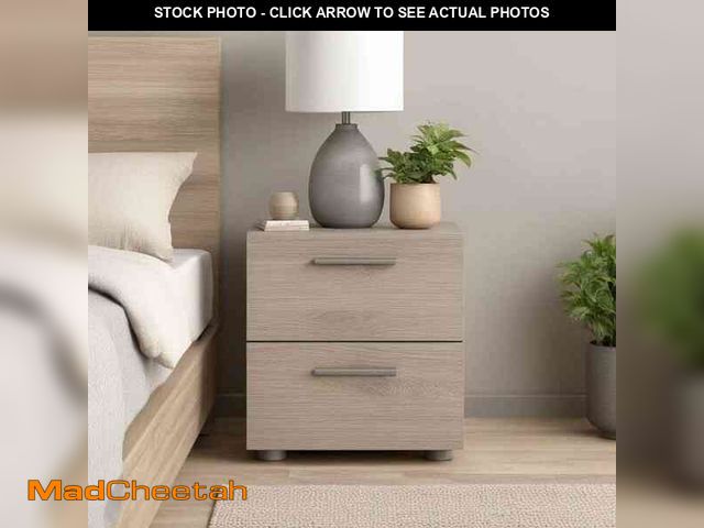 Lot 74-12746796 - Tvilum Austin 2-Drawer Truffle Nightstand - UNUSED