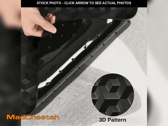 Lot 74-14086775 - OVYEOFR Office Chair Mat for Carpet, 36" x 48" Heavy Duty PVC Carpet Protector, Non-Slip Computer Ch...