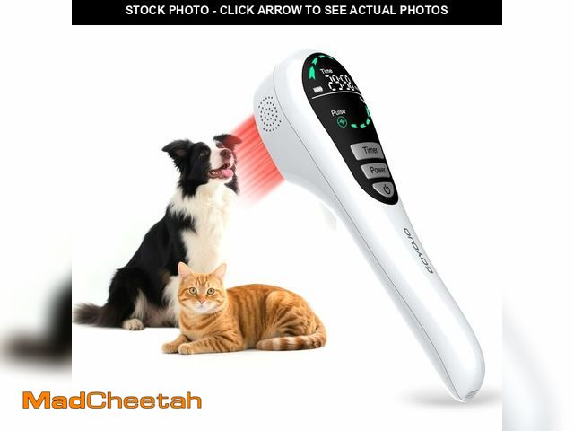 Lot 74-13243383 - GOYOJO Red Light Therapy for Dogs Ã¢â¬â LED Light Device with Stand, 650nm*14, 808nm*4 &amp; 980n...