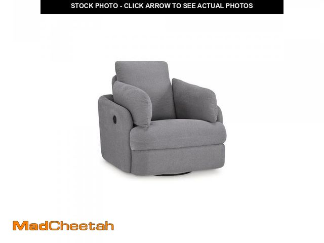Lot 74-12156817 - Signature Design by Ashley Modmax Contemporary Indoor Upholstered Press-Back Rocker Swivel Glider Re...
