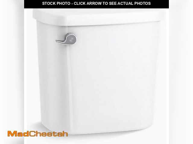 Lot 74-12632625 - STERLING, 402363-0, Windham 1.6 GPF Toilet Tank Only - Left Hand Lever, White - UNUSED