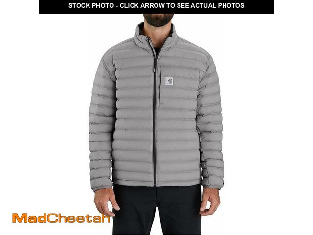 Lot 74-12719628 - Carhartt Men's LWD Relaxed Fit Stretch Insulated Jacket, Asphalt, 4X-Large - UNUSED