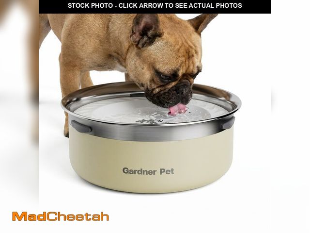 Lot 74-14476013 - Gardner Pet Slow Water Bowl for Dogs Ã¢â¬â No Spill, Anti-Splash Floating Plate Design, Slows Dri...