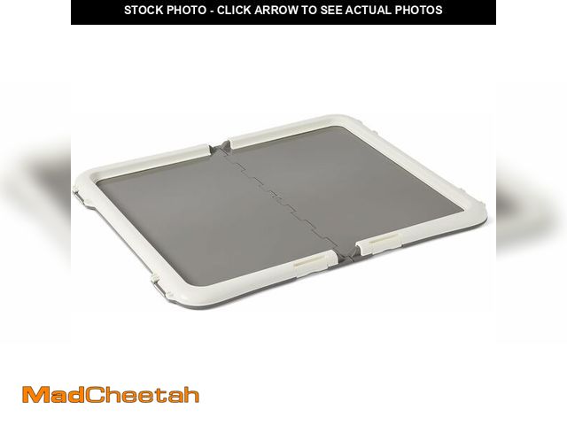 Lot 74-13733574 - Basics Dog Training Pad Holder with Secured Latches, Extra Thick and Non-Slip Base, Recycled Plastic...