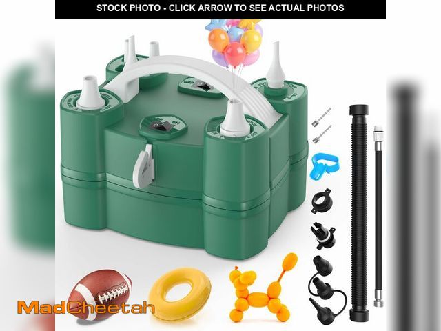 Lot 74-13622265 - Balloon Pump 4-in-1 Electric Balloon Inflator with Triple Inflating Ports for All Balloons Air Fille...