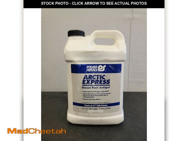 Lot 74-14081122 - Power Service, Arctic Express, Diesel Fuel Anti-Gel, #7150, 2.5 Gal. bottle - UNUSED