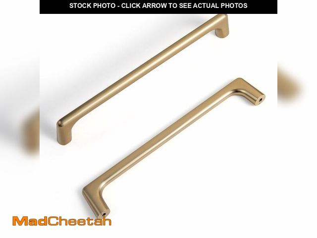 Lot 74-14426741 - Goo-Ki Champagne Bronze Cabinet Pulls with 6.3''(160mm) Hole Centers, Modern Style Zinc Alloy Cabine...