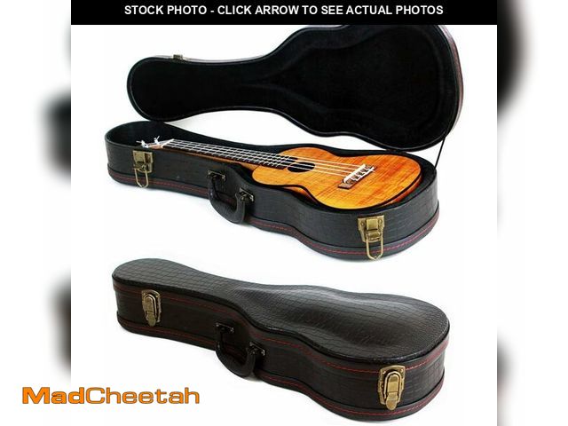 Lot 74-13583069 - Crocodile Pattern Leather Ukulele Case, 26 Inch Bulge Surface with Plush Interior for Tenor Ukulele ...