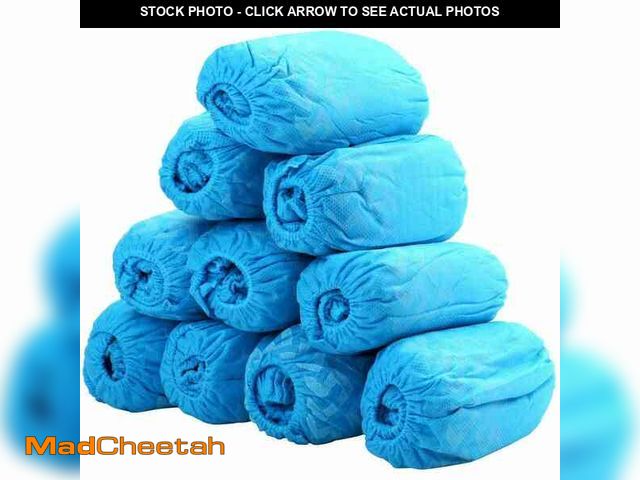 Lot 74-14590862 - G &amp; F Products Premium 500 Pack (250 Pairs )Disposable Boot &amp; Shoe Covers, size large fits u...