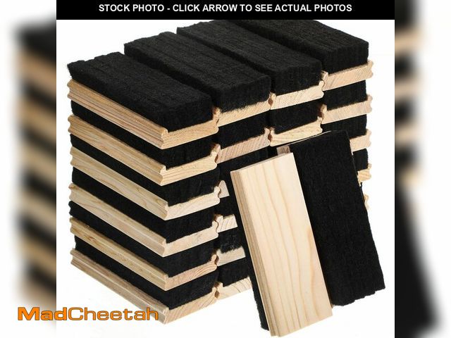 Lot 74-13624690 - Felt Campus Style Erasers, Cleaner Dusters Felt Chalkboard Eraser for Kids Wood Chalk Eraser for Cha...