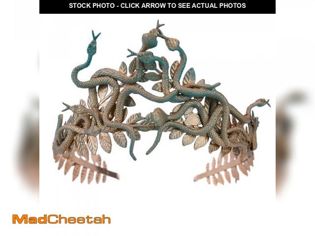 Lot 74-12305173 - CoTeeZa Greek Medusa Snake Crown - Cosplay Headband Medusa Costume Headband Halloween Greek Goddess ...