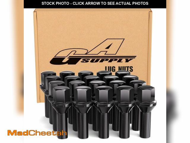 Lot 74-13625152 - GAsupply 12X1.5 30mm Shank Lug Bolts Fit for BMW 128i 135i 318i 320i 325i 328i 335i M3 525i 528i 530...