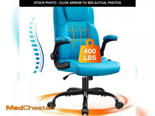 Lot 74-12479495 - JONPONY Big and Tall Office Chair 400LBS Wide Seat Ergonomic Computer Desk Chair High Back Executive...