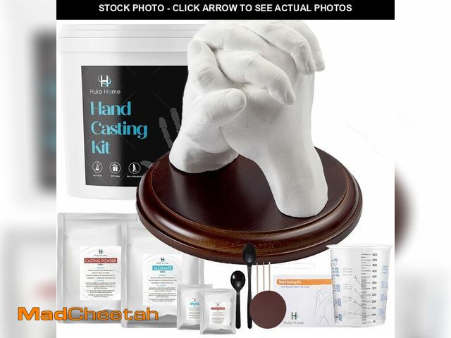 Lot 74-12454710 - Hula Home Hand Casting Kit for Couples or Family with Mounting Plaque | Anniversary DIY Gifts Her &a...