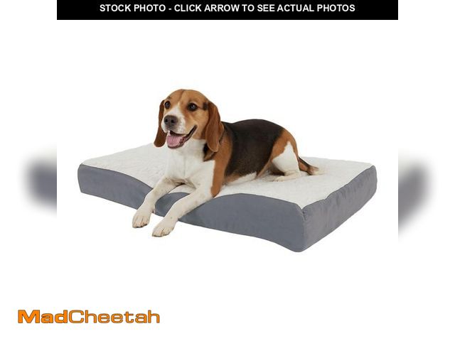 Lot 74-12515844 - PETMAKER Orthopedic Pet Bed Ã¢â¬â 2-Layer Memory Foam Dog Bed with Removable Sherpa Cover Ã¢â¬â...