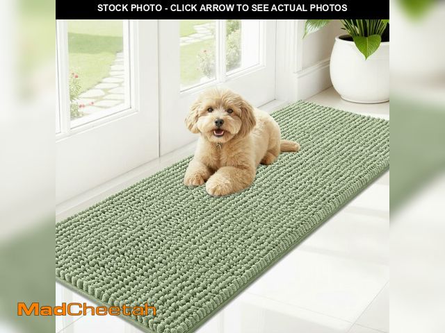 Lot 74-14212011 - OLANLY Dog Door Mat for Muddy Paws 59x20, Ultra Absorbent Chenille Mud Doormat, Non-Slip Washable an...