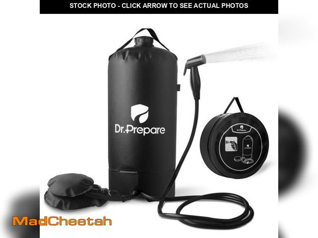 Lot 74-12113776 - DR.PREPARE Portable Shower for Camping, 4/5 Gallons Camping Shower Bag, Portable Outdoor Shower with...