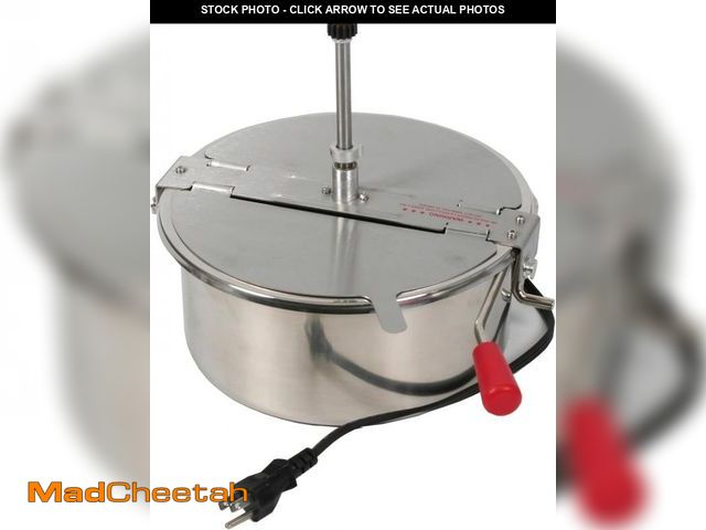 Lot 74-12097992 - 12 Oz Replacement Kettle for Popcorn Machine 1350W Kettle Popper with Lid, Stirrer, Gear Shaft, and ...