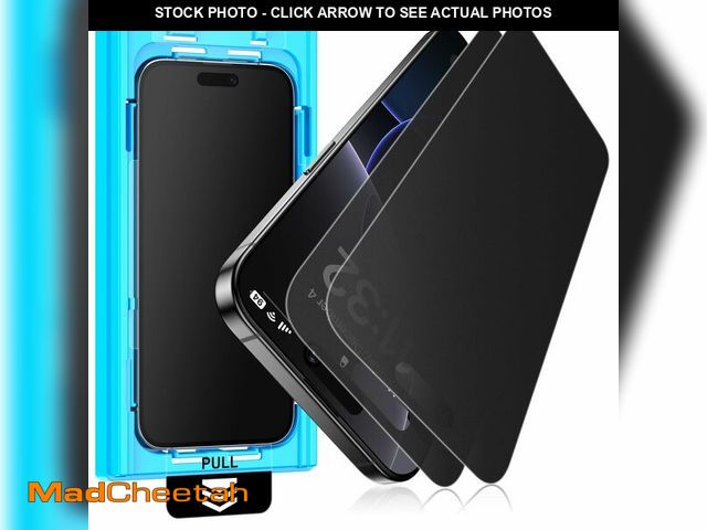 Lot 74-14211527 - Mothca 2 Pack Matte Privacy Screen Protector for iPhone 17 Pro Max/iPhone 16 Pro Max 6.9-inch [Auto ...