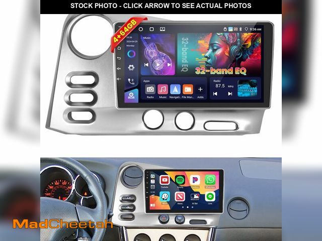 Lot 74-12877735 - Inefala [4+64G] for Toyota Matrix Radio 2003-2004 Pontiac Vibe Radio 2003-2008 Car Stereo with Wirel...
