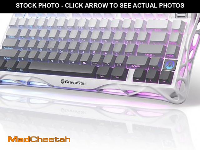 Lot 74-11906890 - GravaStar Computer Peripheral Devices, Mercury,K1 75% Wireless Mechanical Gaming Keyboard, Aluminum ...