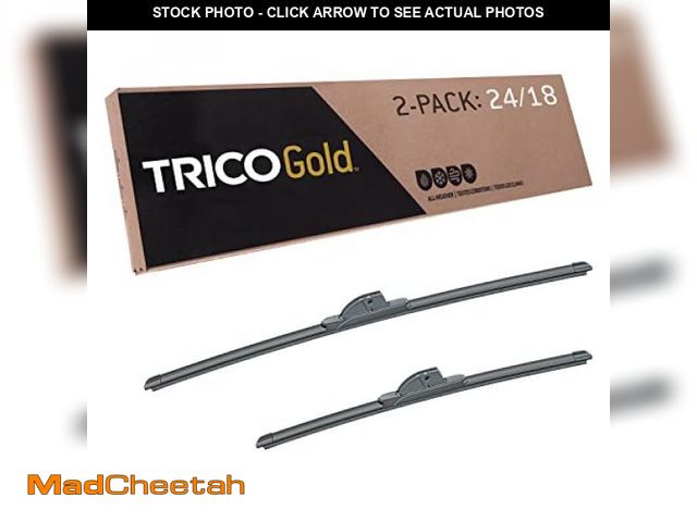 Lot 74-12397033 - TRICO Gold 24" + 18" Premium Automotive Replacement Windshield Wiper Blades (Set of 2), Passenger an...
