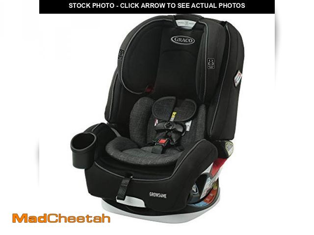 Lot 74-12210729 - Graco Grows4Me 4-in-1 Car Seat, Convertible Infant to Toddler Car Seat and Booster, West Point Desig...