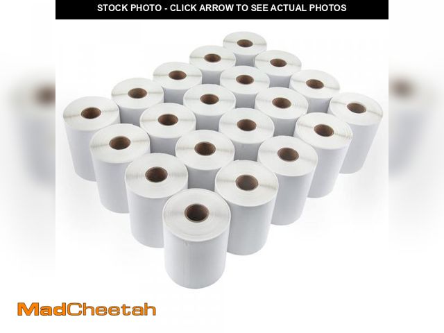Lot 74-12152523 - (MISSING ONE ROLL) L LIKED 4400 PCS 4x6 Thermal Shipping Labels, 19 Rolls, Compatible with Rollo, Ja...