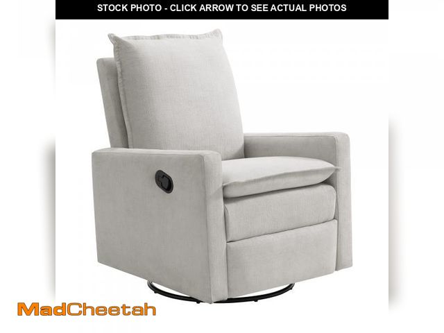 Lot 74-12538635 - Oxford Baby Uptown Upholstered Swivel Glider &amp; Recliner Nursery Chair, Sand - UNUSED