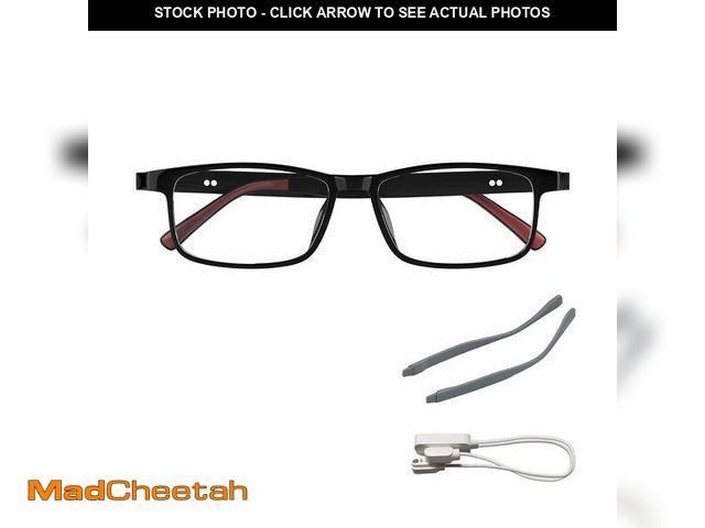 Lot 74-12443521 - Tulbeys Smart Glasses for Men Women, Classic Smart Eyewear with Detachable Ultra-Slim Arms, Blue Lig...