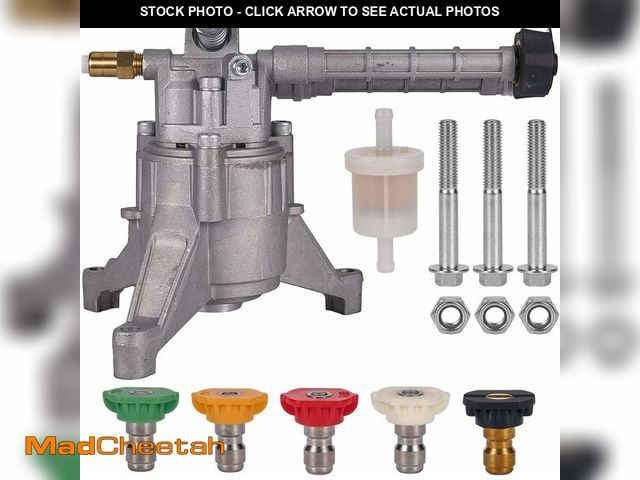 Lot 74-12714802 - Mikatesi 7/8" Shaft Vertical Pressure Washer Pump 2600-3000 PSI @2.5 GPM OEM &amp; Power Washer Pump...