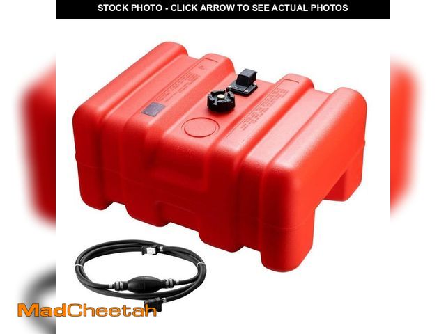 Lot 74-14306884 - SKYSHALO Marine Fuel Tank, 14.53 gal., Portable Boat Fuel Gas Tank for Outboard Engine Boats, Outboa...