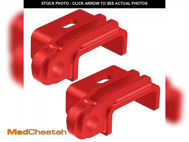 Lot 74-12307368 - GSTP Front Tow Hook Bracket with 3/4 inch Shackle Mount Compatible with Toyota Tacoma 2009-2023 Red ...