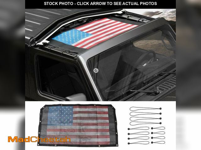 Lot 74-14341257 - Voodonala for Jeep JL Sunshade Sun Shade Bikini Top Sunblock Mesh Heat Shield Mesh for 2018-2025+ Je...