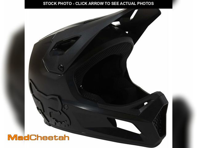 Lot 74-12665057 - Fox Racing Youth Rampage Mountain Bike Helmet, Black/Black, Small - UNUSED