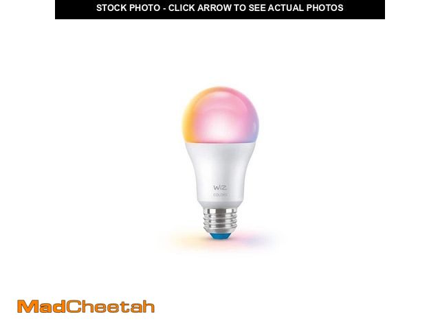 Lot 74-12776254 - WIZ 60-Watt Equivalent LED A19-Wi-Fi Color 2200-6500K Bundle (3-Pack) - UNUSED