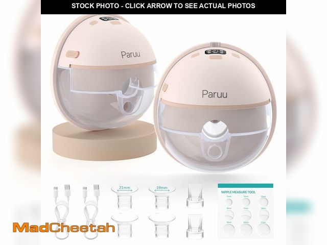 Lot 74-12704579 - Paruu Hands Free Breast Pump P16, Wearable Breast Pump Electirc Portable with 4 Modes &amp; 12 Level...