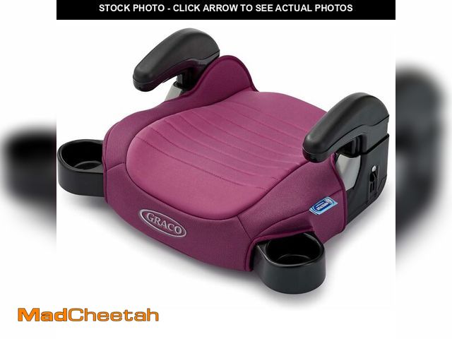 Lot 74-13042120 - (MISSING ARM REST) Graco TurboBooster 2.0 Backless Booster Car Seat, Trisha, Easy to Clean with Half...