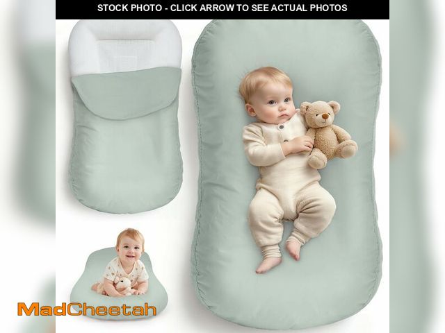 Lot 74-13546474 - Newborn Lounger &amp; Baby Nest Ã¢â¬â Essential Baby Registry Gift Ã¢â¬â XL Portable Infant Fl...