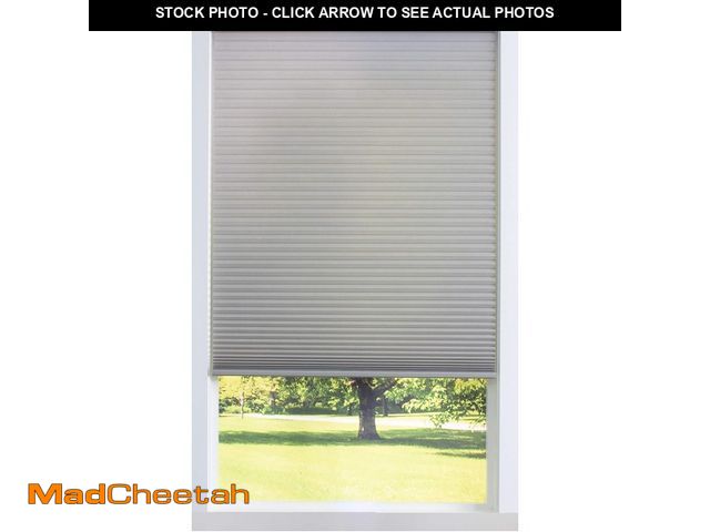 Lot 74-14598184 - 36-in x 66-in Gray Light Filtering Cordless Cellular Shade - UNUSED