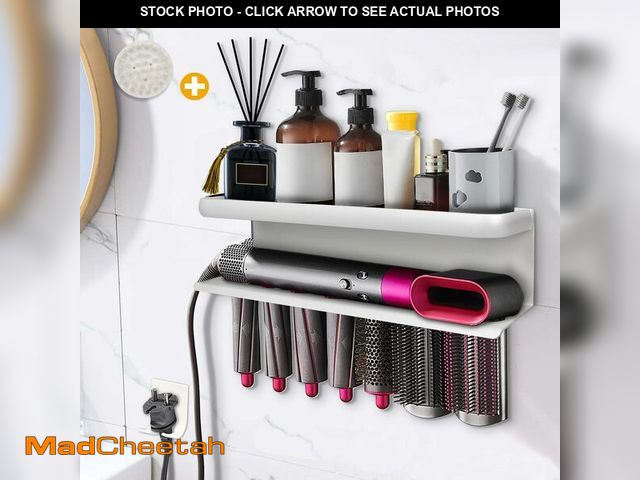 Lot 74-13721714 - Yimerlen Airwrap Storage Holder Compatible with Dyson Airwrap Curling Iron Wall Mounted Storage Rack...