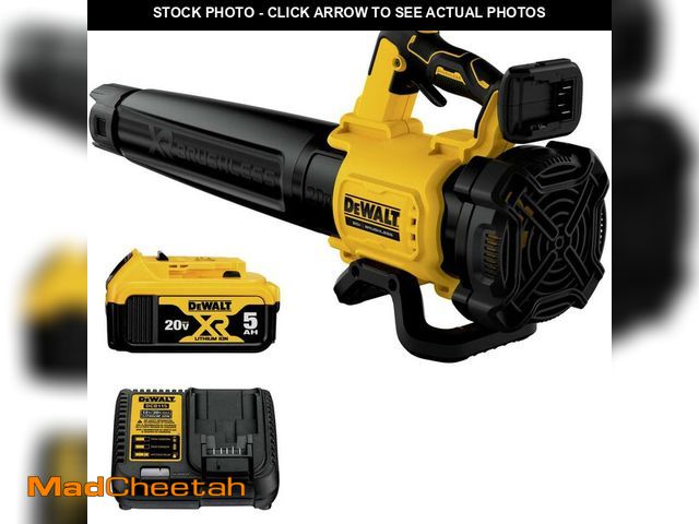 Lot 74-12796414 - DeWalt 20V MAX XR Brushless Cordless Blower Kit With 5.0 Ah Battery &amp; Charger - UNUSED